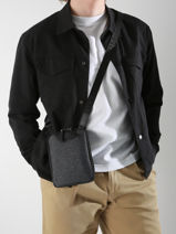 Sac Bandoulire Light Etrier Marron light ELIS728S-vue-porte